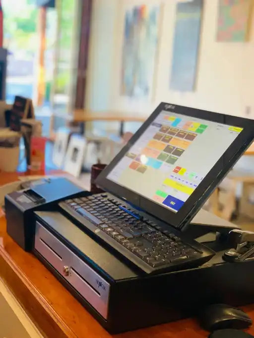 Punto de venta en una tienda